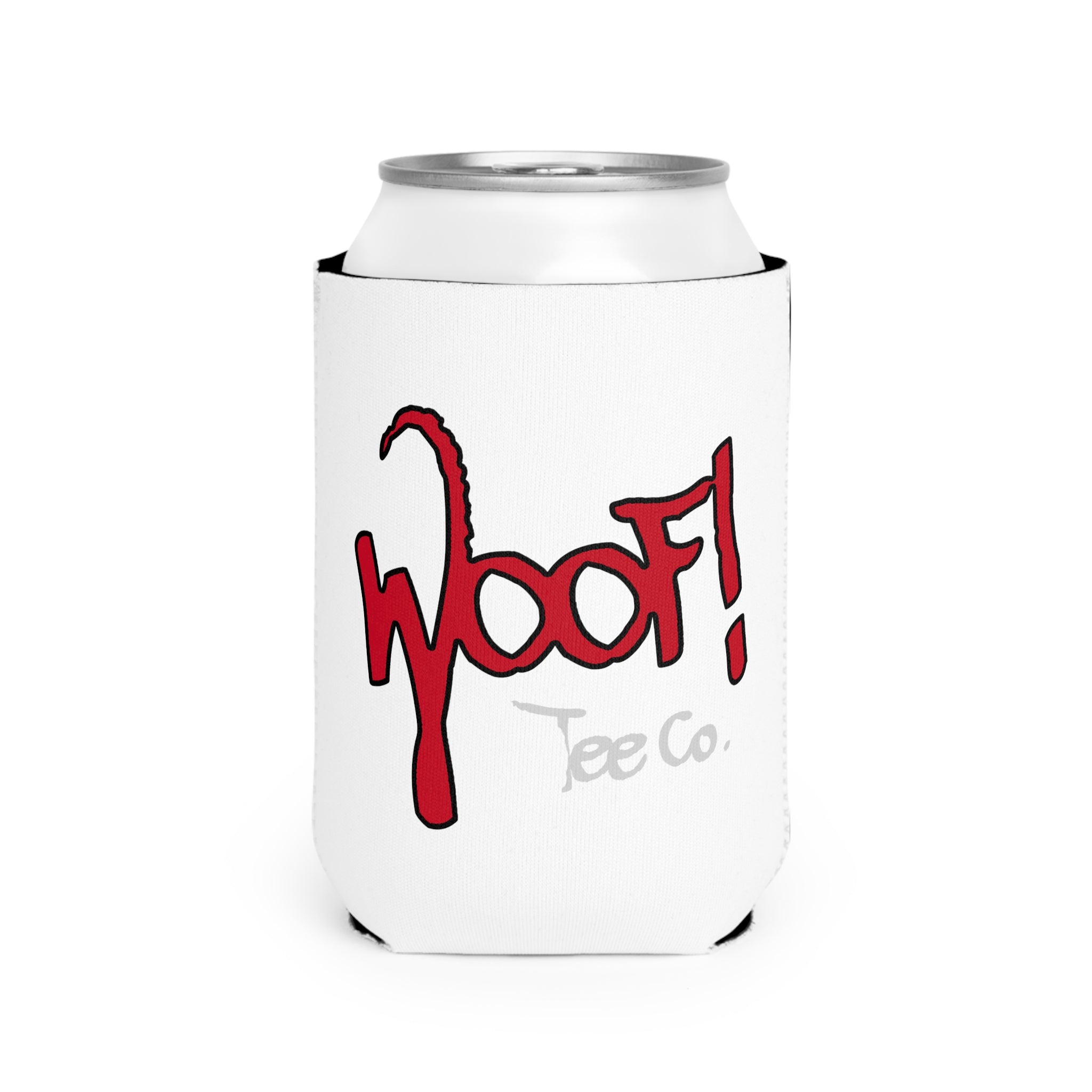 Woof! Tee Co. Beer Koozie