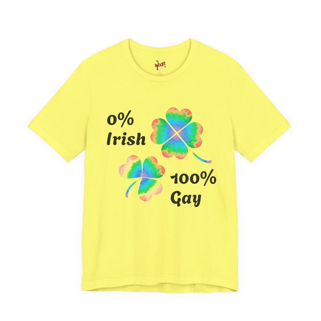 0% Irish. T-Shirt